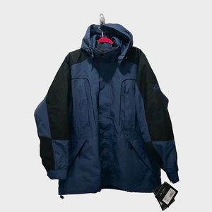 GERRY All-Purpose 3-in-1 Removable Interior Storm Hood Adjustible Jacket XXL